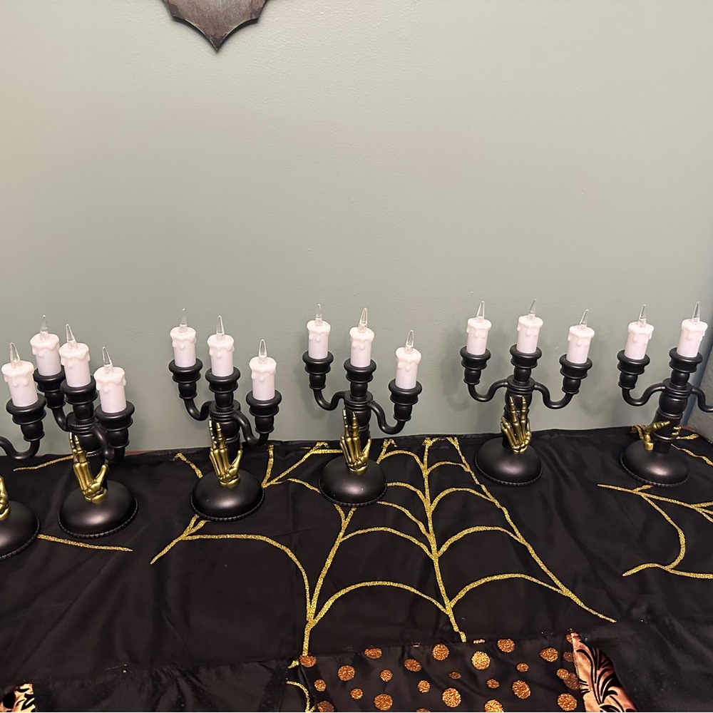 Halloween candle decor. Price is for all 6.